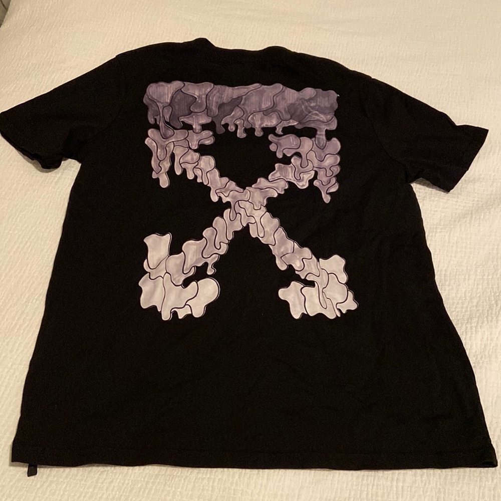 Off white fashion brand black shirt, MEN Medium , NWOT